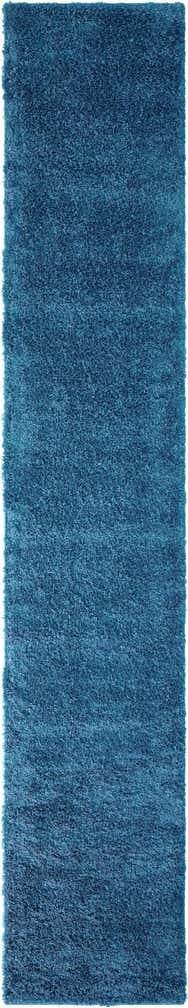 2' 7 x 14' Solid Shag Runner Rug