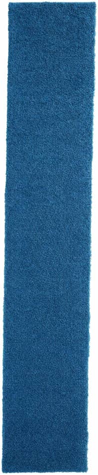 Detail image of 2' 7 x 14' Solid Shag Runner Rug