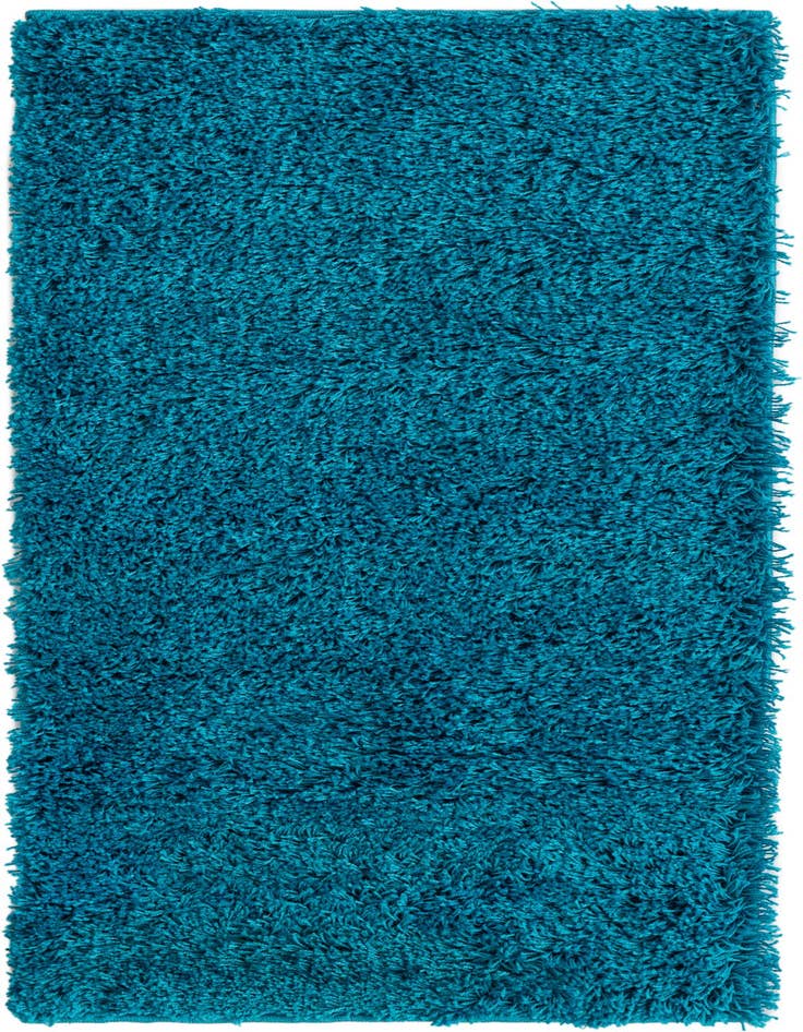 Detail image of 2' x 4' Solid Shag Runner Rug