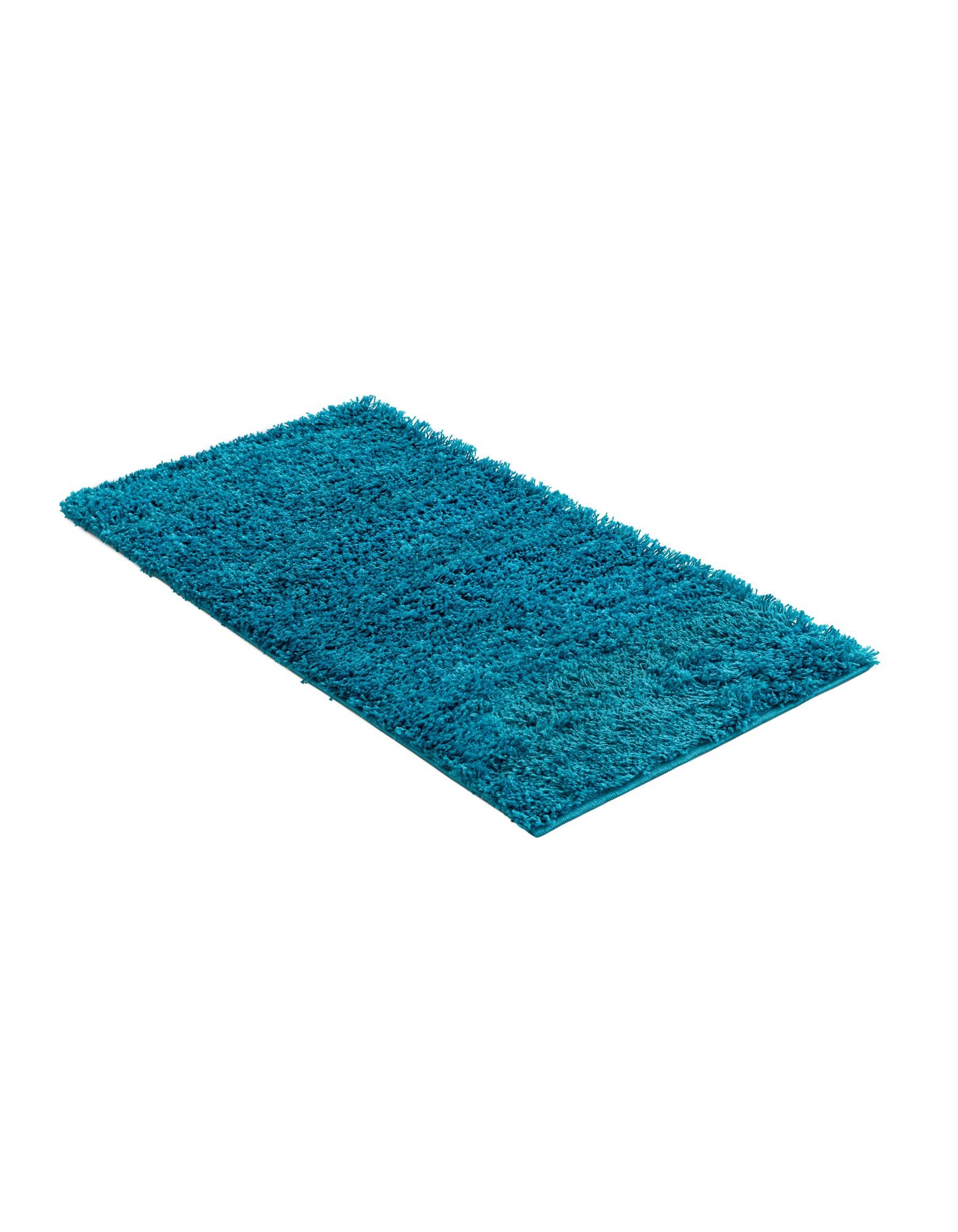 2' x 4' Solid Shag Runner Rug