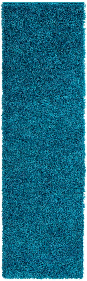 Detail image of 2' x 7' Solid Shag Runner Rug