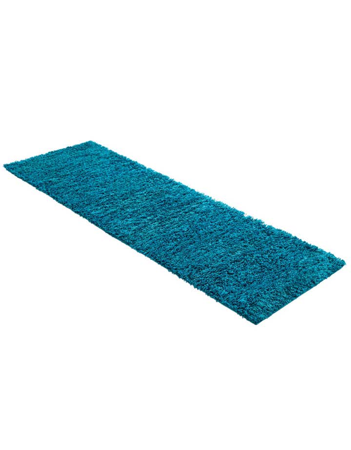 2' x 7' Solid Shag Runner Rug