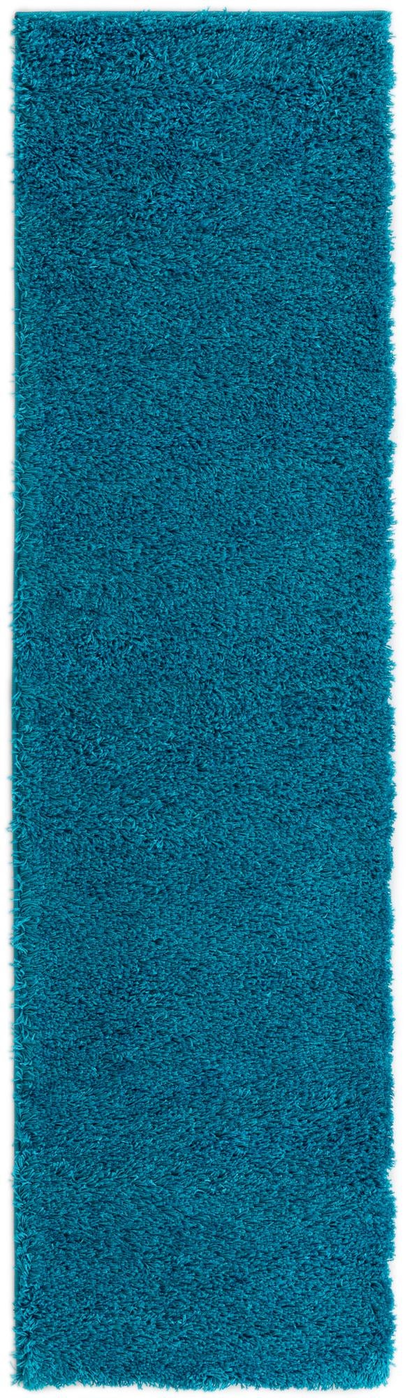 2' x 8' Solid Shag Runner Rug