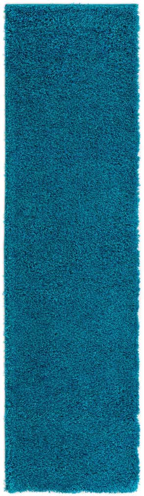 2' x 8' Solid Shag Runner Rug