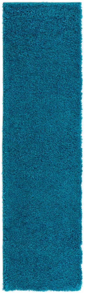 Detail image of 2' x 8' Solid Shag Runner Rug