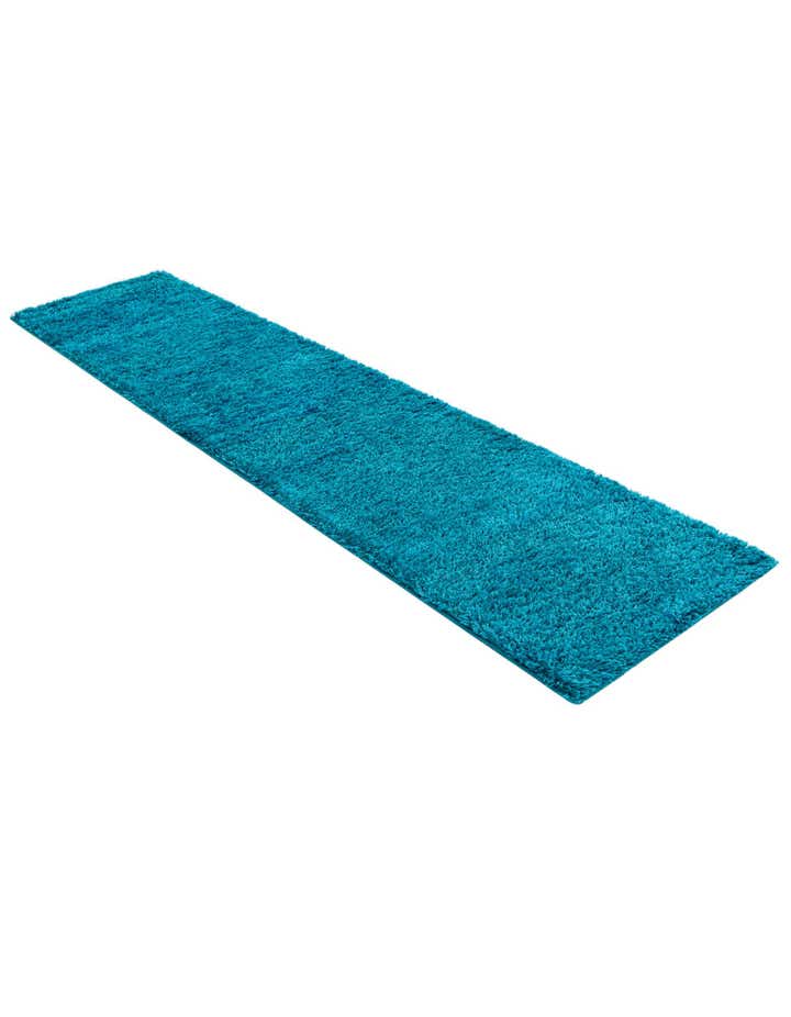 2' x 8' Solid Shag Runner Rug