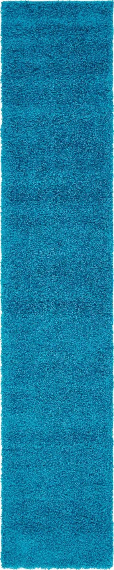 Primary image 2' 7 x 13' Solid Shag Runner Rug