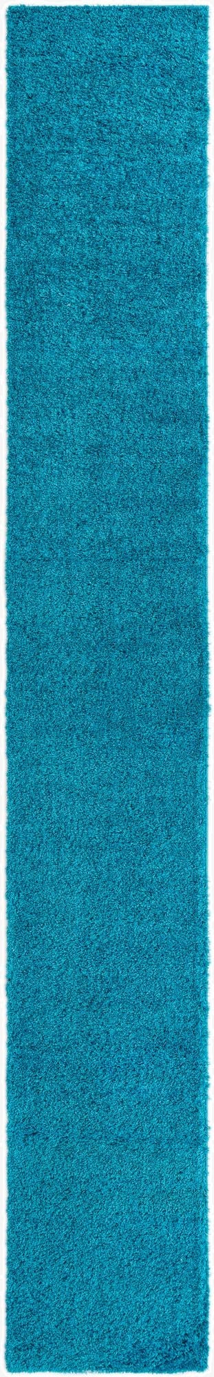 80cm x 600cm Solid Shag Pasillera Alfombra