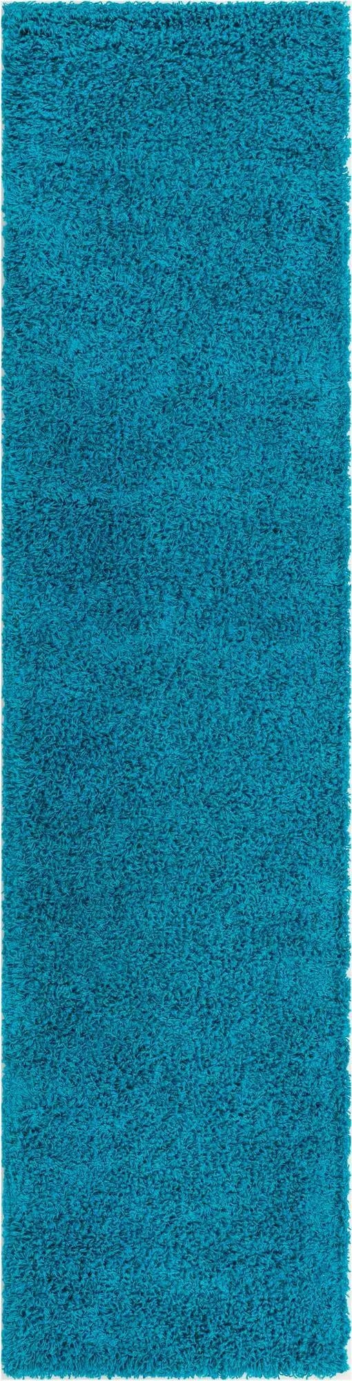 Primary image 2' 7 x 10' Solid Shag Runner Rug