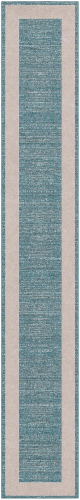 Jill Zarin Turquoise Uptown Runner Rug