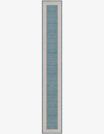 Jill Zarin Turquoise Uptown Runner Rug