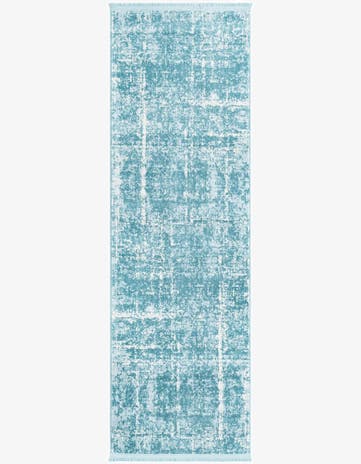 Turquoise Uptown Lexington Avenue Runner Rug