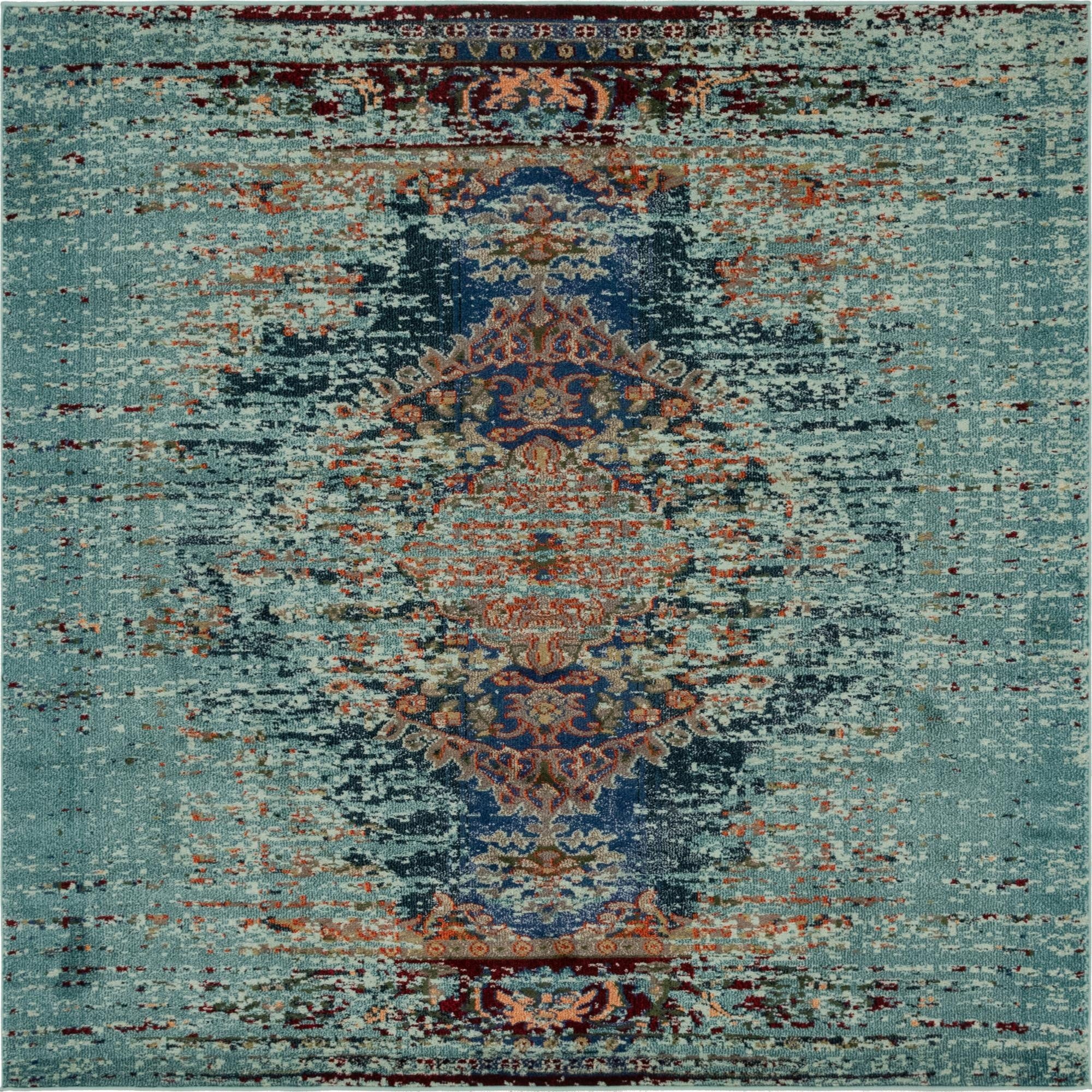 8' x 8'  Washable Arte Square Rug