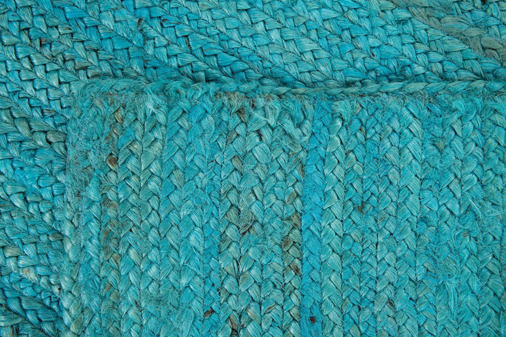 9' 2 x 9' 2 Handmade Braided Jute Square Rug