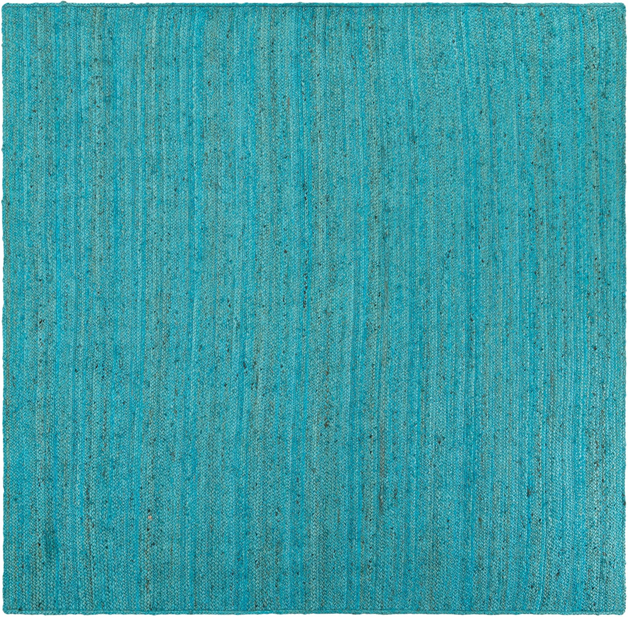 9' 2 x 9' 2 Handmade Braided Jute Square Rug