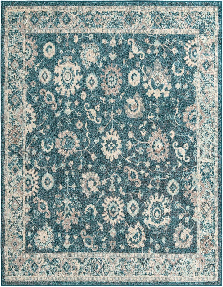 Detail image of 7' 10 x 7' 10 Carrington Square Rug