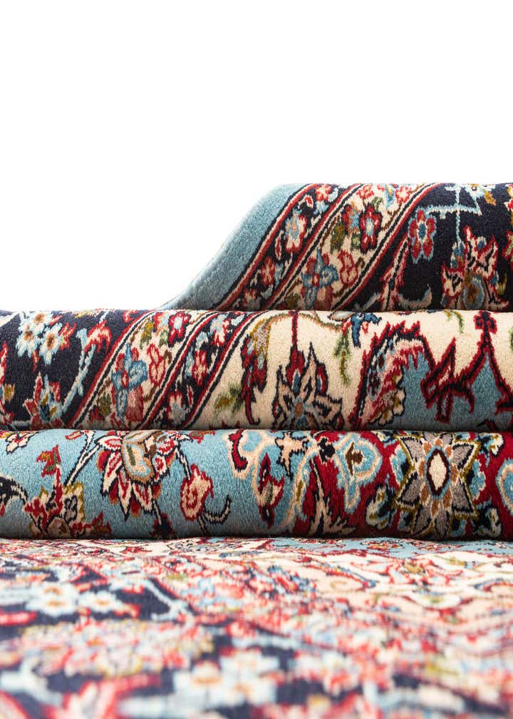 6' 6 x 6' 8 Ghom Wool Square Rug