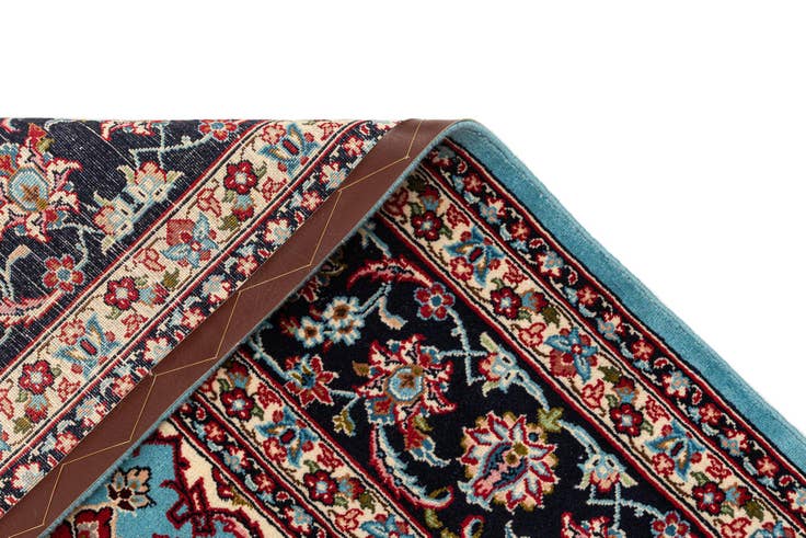 Detail image of 6' 6 x 6' 8 Ghom Wool Square Rug