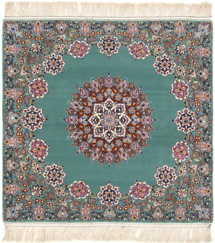 3' 6 x 3' 7 Isfahan Square Rug