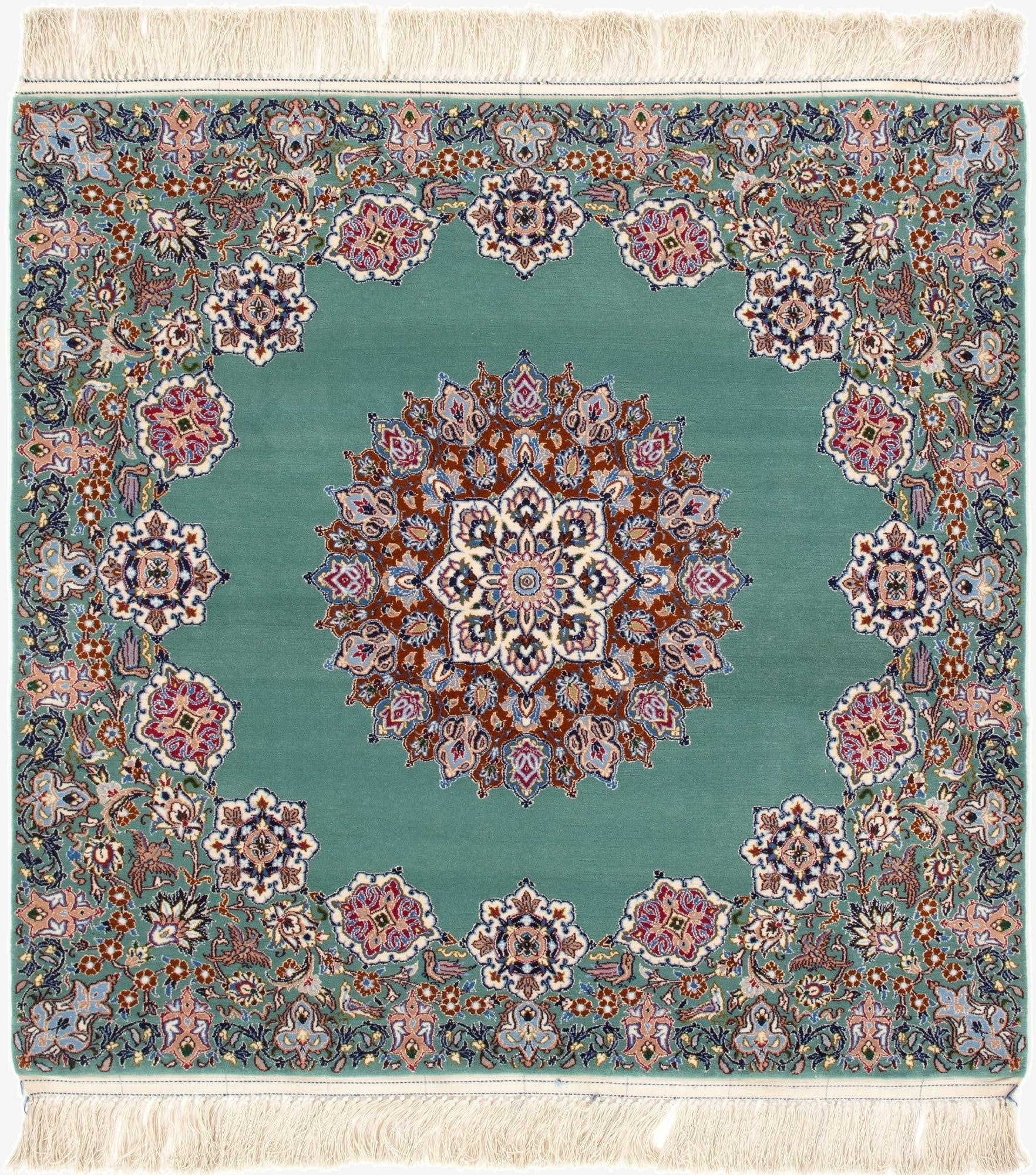 3' 6 x 3' 7 Isfahan Square Rug