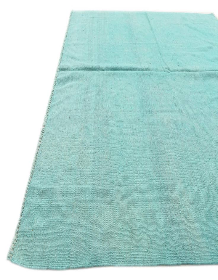 Detail image of 5' 6 x 5' 6 Hand Woven Kilim Modern Wool Square Rug