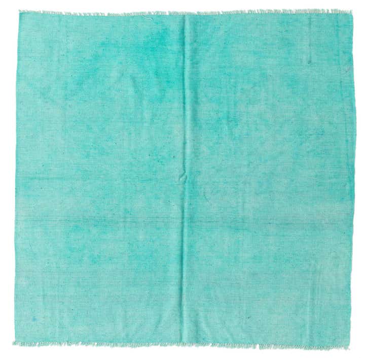 5' 6 x 5' 6 Hand Woven Kilim Modern Wool Square Rug