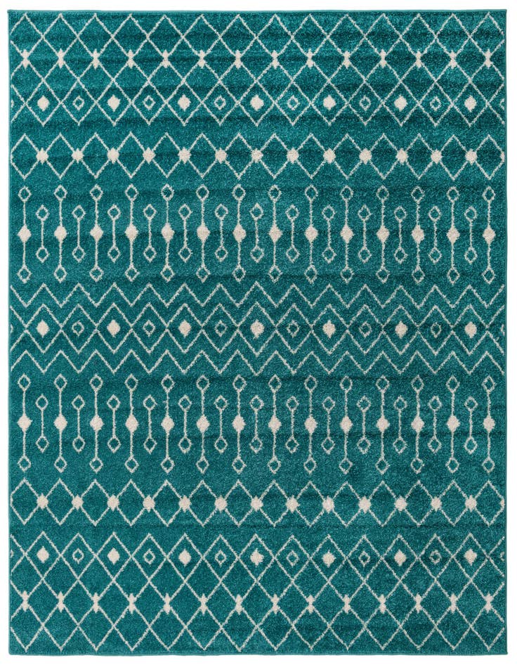 Detail image of 7' 10 x 7' 10 Moroccan Trellis Square Rug