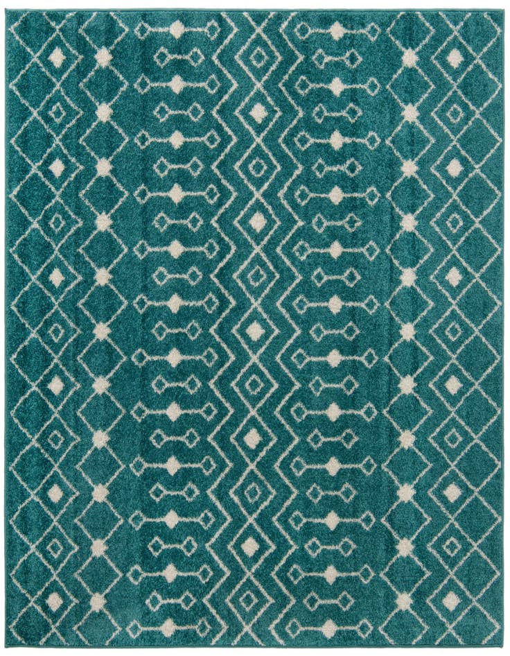 Detail image of 6' x 6' Moroccan Trellis Square Rug