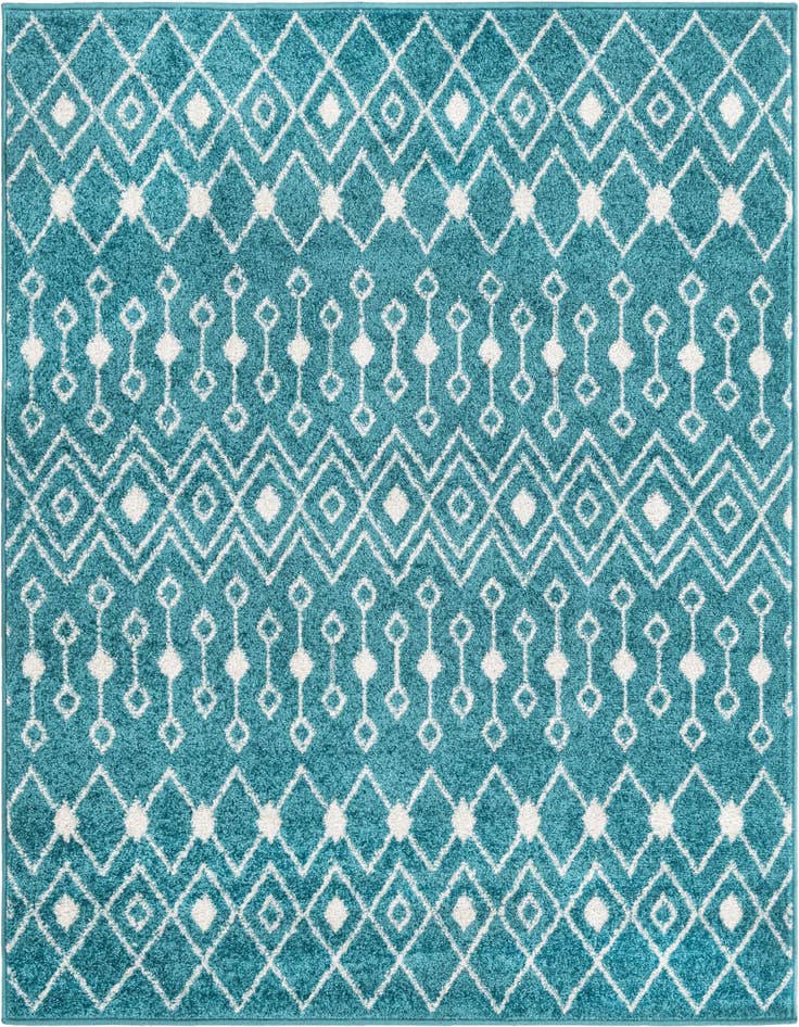 Detail image of 5' 3 x 5' 3 Moroccan Trellis Square Rug