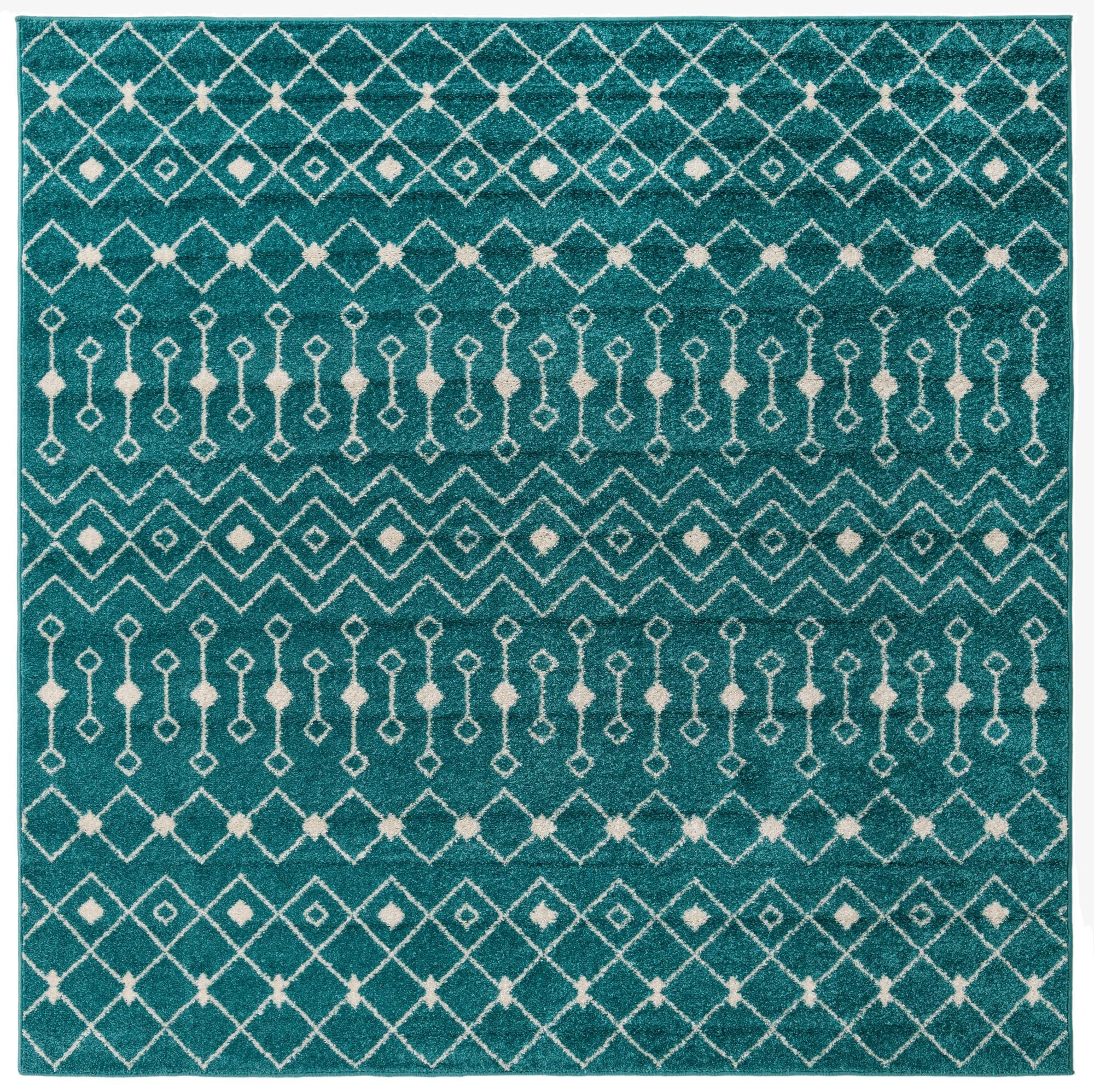 Primary image 7' 10 x 7' 10 Moroccan Trellis Square Rug