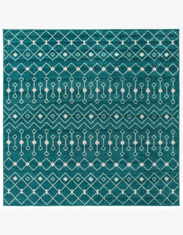 7' 10 x 7' 10 Moroccan Trellis Square Rug
