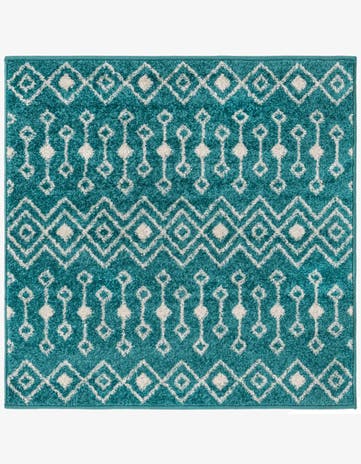 3' 3 x 3' 3 Moroccan Trellis Square Rug