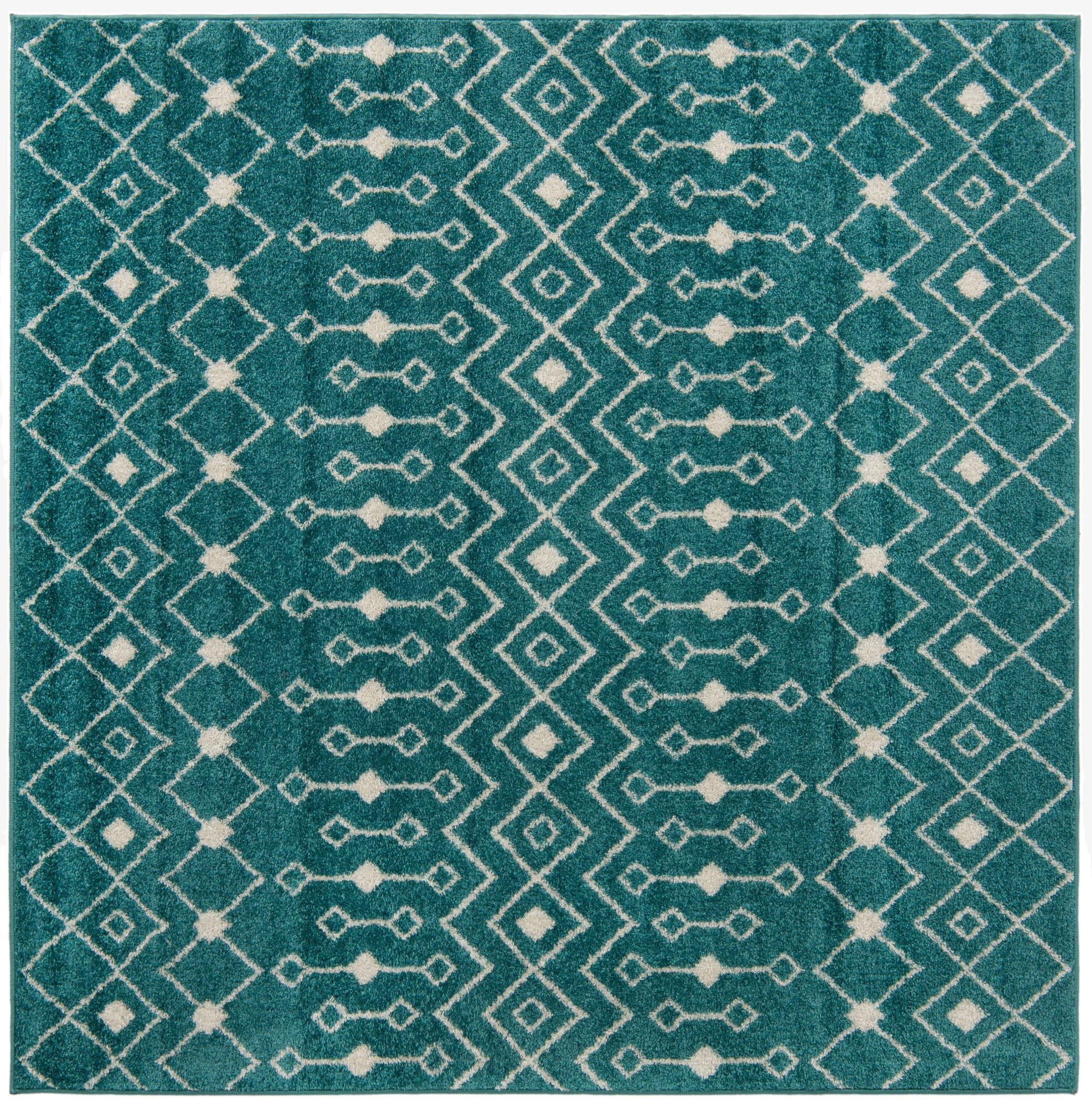 Primary image 6' x 6' Moroccan Trellis Square Rug