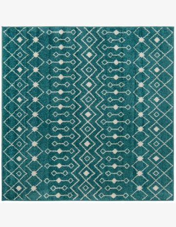 6' x 6' Moroccan Trellis Square Rug