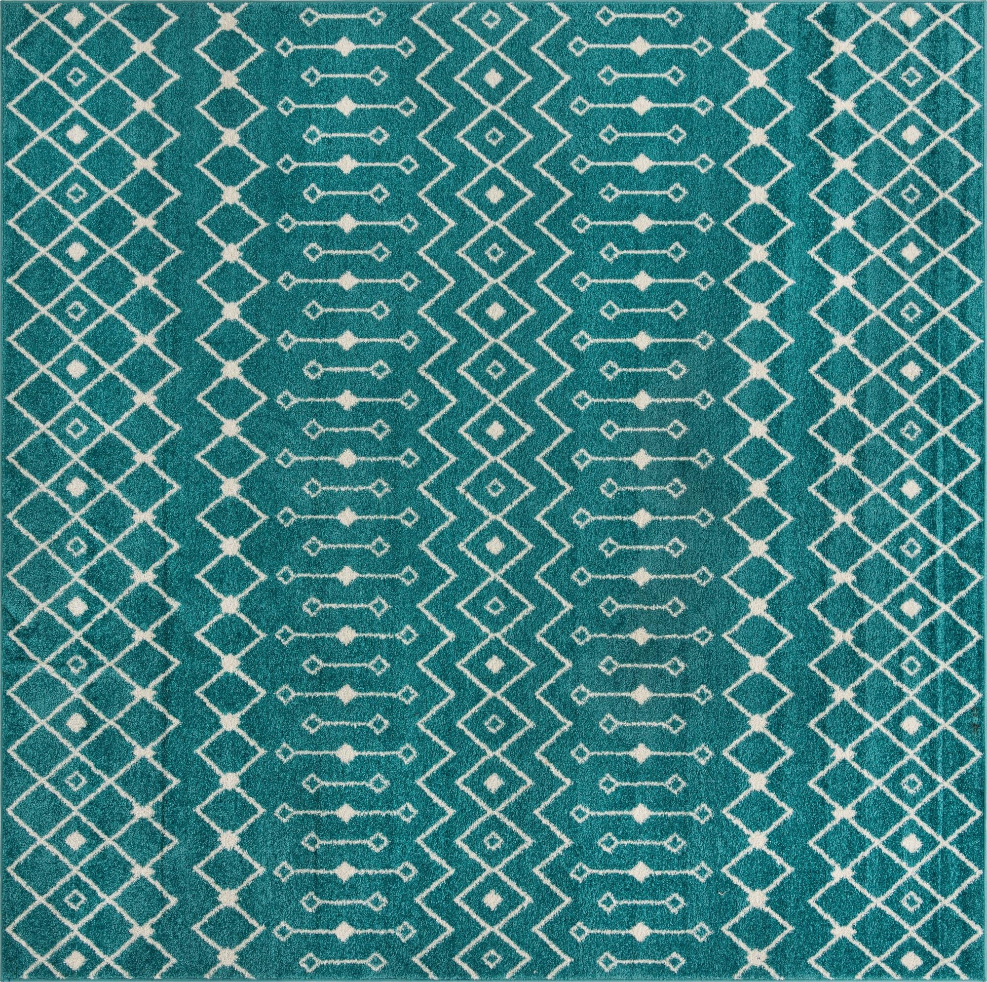 Primary image 10' x 10' Moroccan Trellis Square Rug