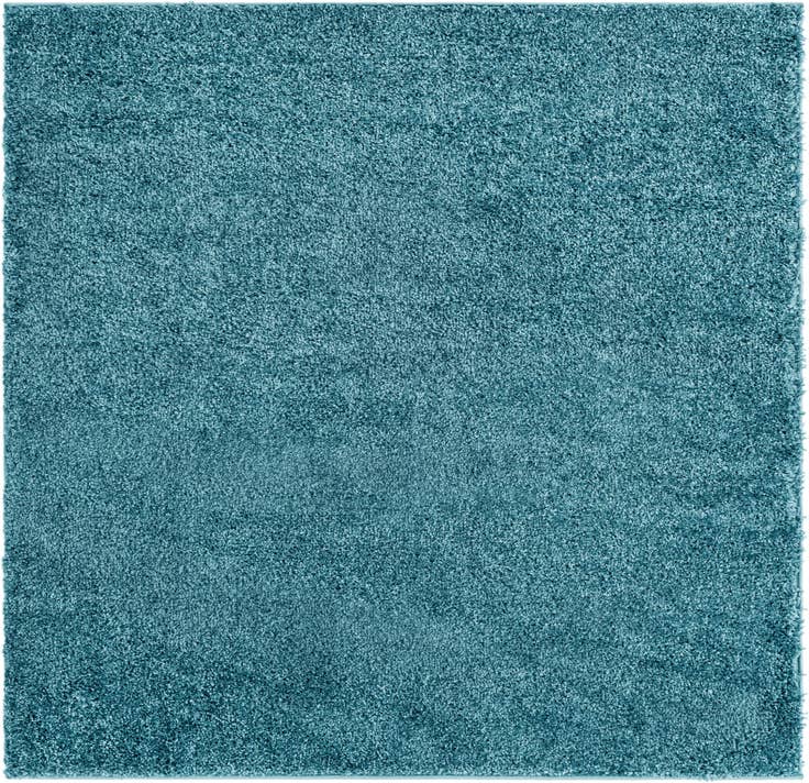 Vue détaillée : 155cm x 155cm Soft Solid Shag Tapis Carré