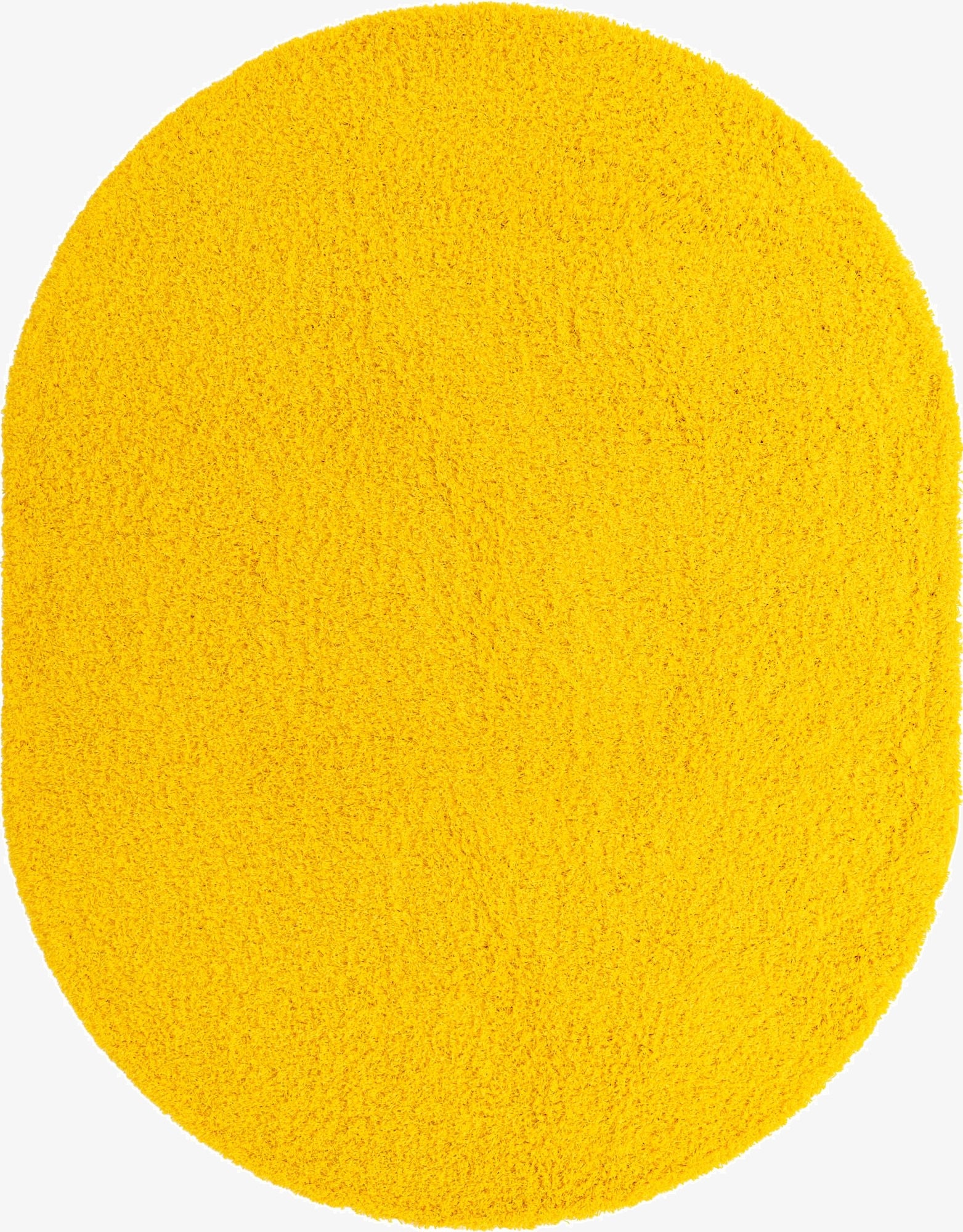 Primary image 7' 10 x 10' Solid Shag Oval Rug