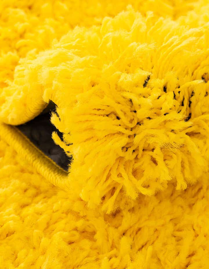 7' 10 x 7' 10 Solid Shag Round Rug