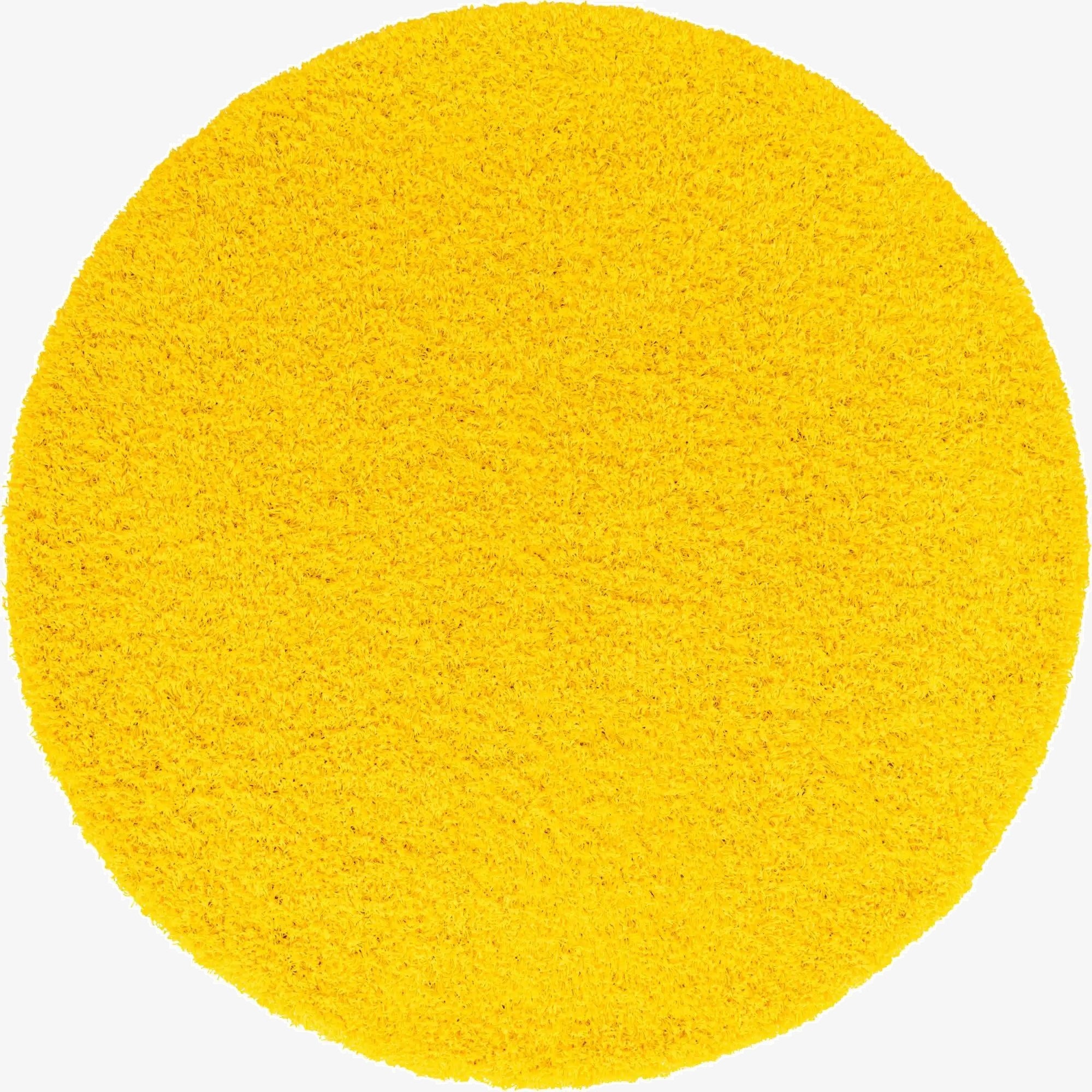 Primary image 6' x 6' Solid Shag Round Rug