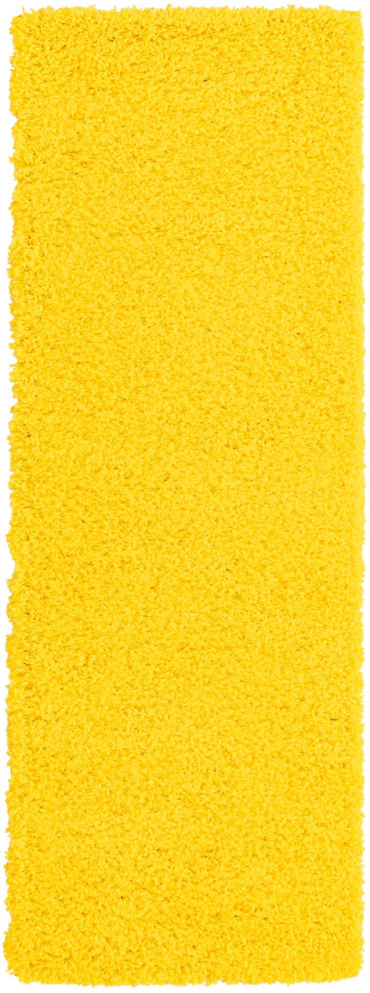 2' x 6' Solid Shag Runner Rug