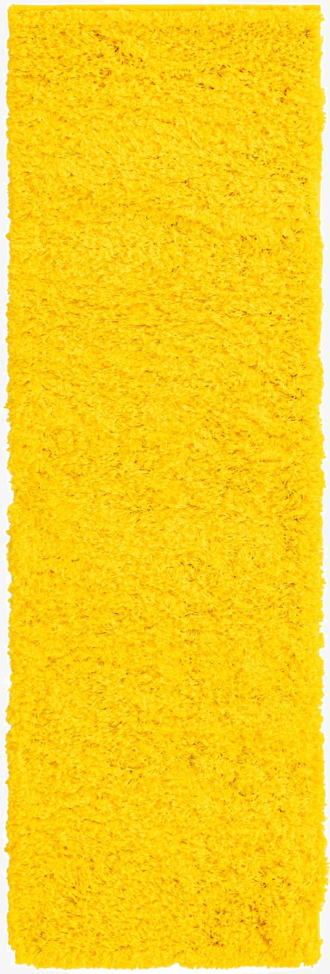 Primary image 2' x 6' 5 Solid Shag Runner Rug