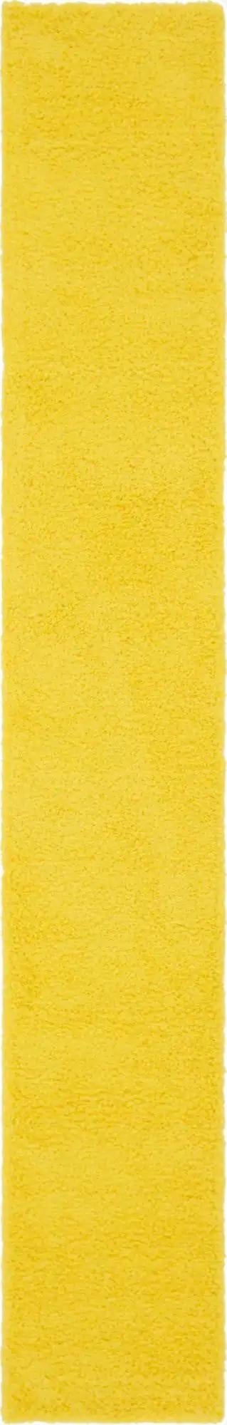 80cm x 500cm Solid Shag Runner Rug