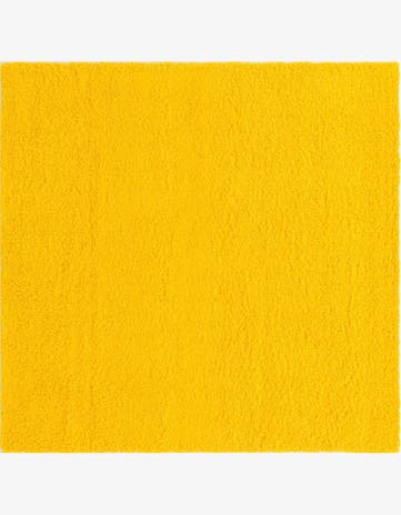 7' 10 x 7' 10 Solid Shag Square Rug