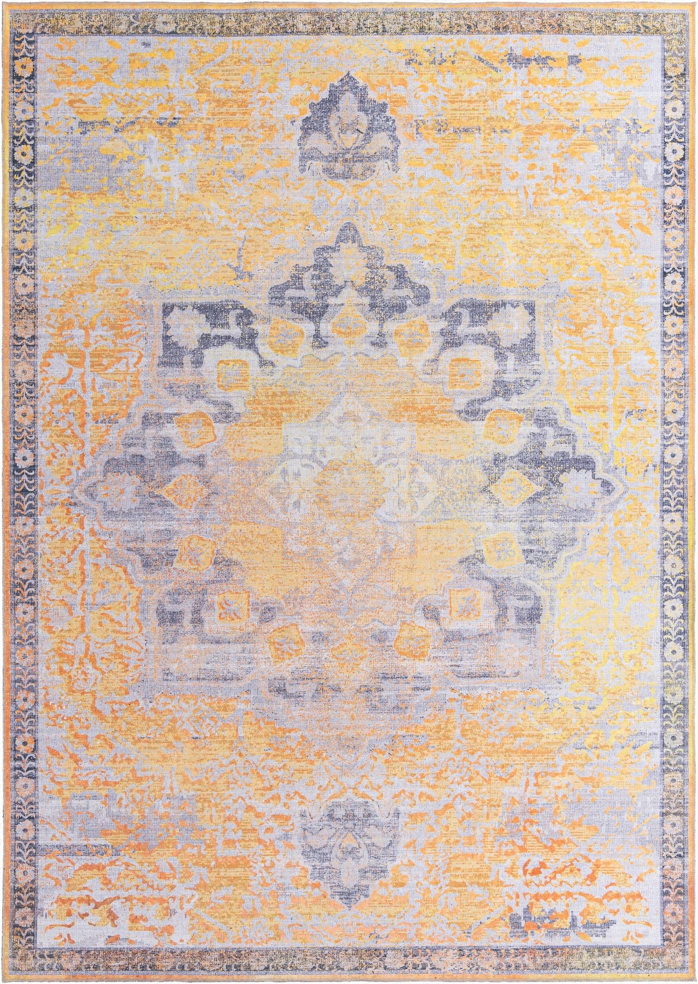 Primary image  7' 3 x 10'  Washable Francesca Rug