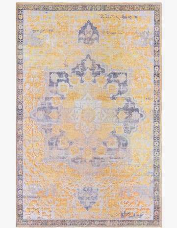 5' 3 x 8' Washable Francesca Rug