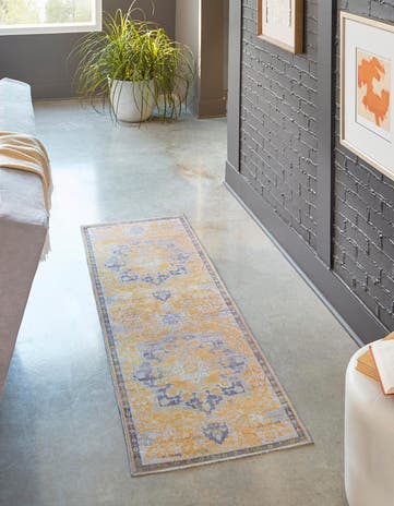 2' x 10' Washable Francesca Runner Rug