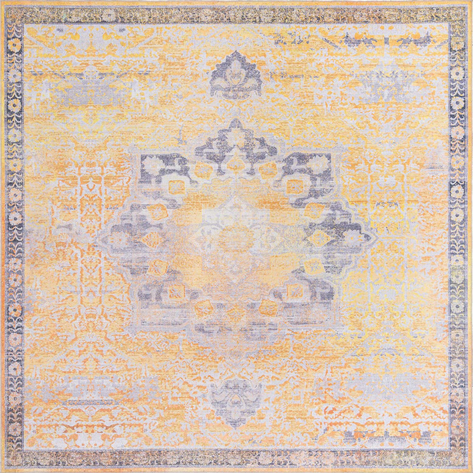 10' 6 x 10' 6 Washable Francesca Square Rug