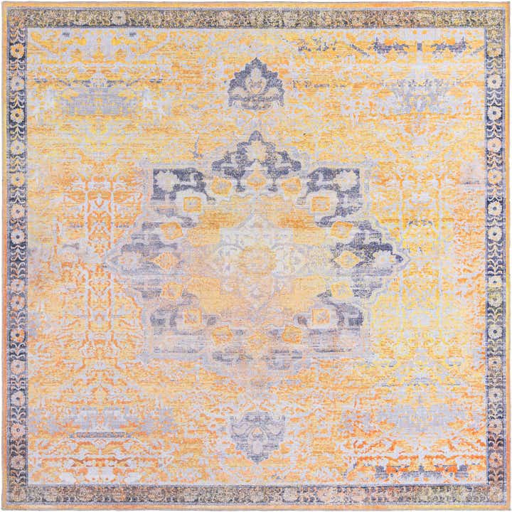 7' 10 x 7' 10 Washable Francesca Square Rug