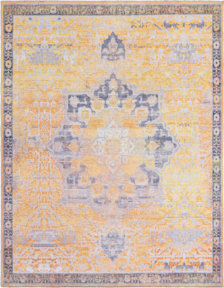 Detail image of 5' 3 x 5' 3 Washable Francesca Square Rug