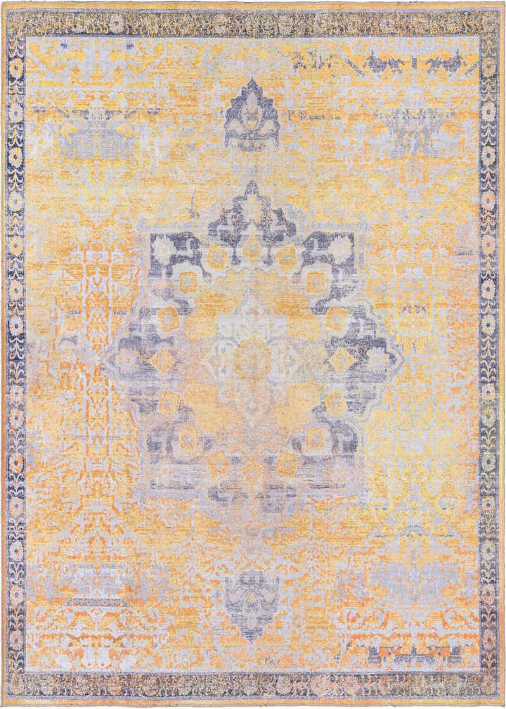 7' 3 x 7' 3 Washable Renaissance Square Rug